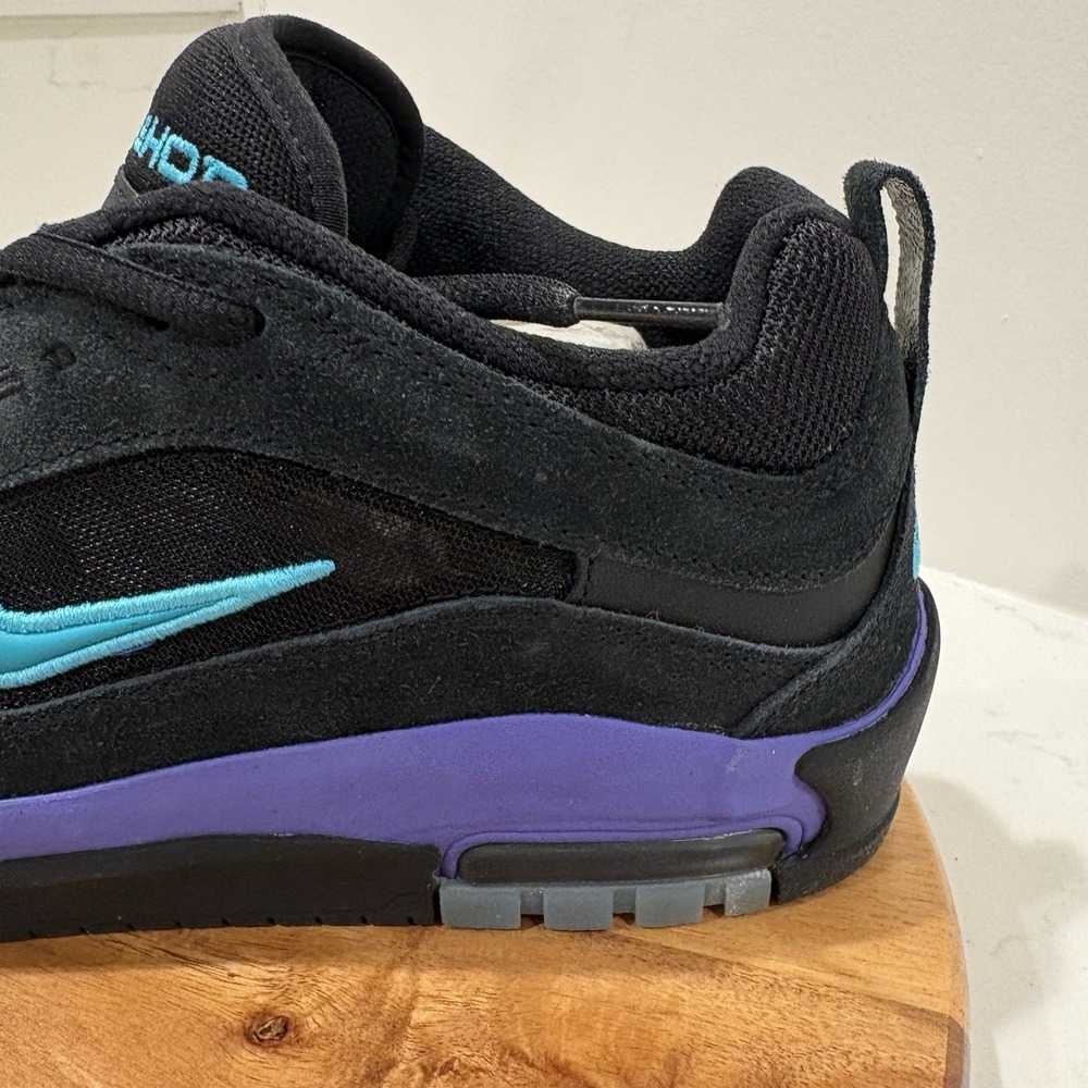 Nike SB Air Max Ishod Wair Black Grape Persian Violet FB2393-003 Men Size 11 New - Picture 8 of 12